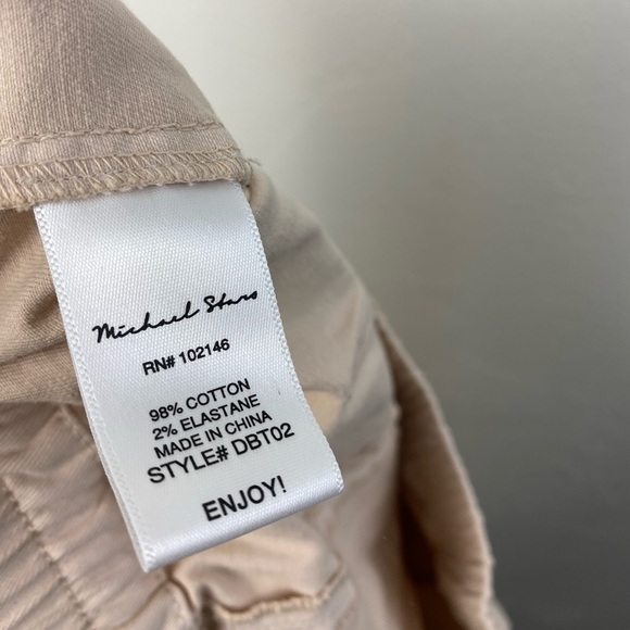 Michael Stars Peach Pink Jogger Pockets Pants Women’s Medium - Picture 8 of 13